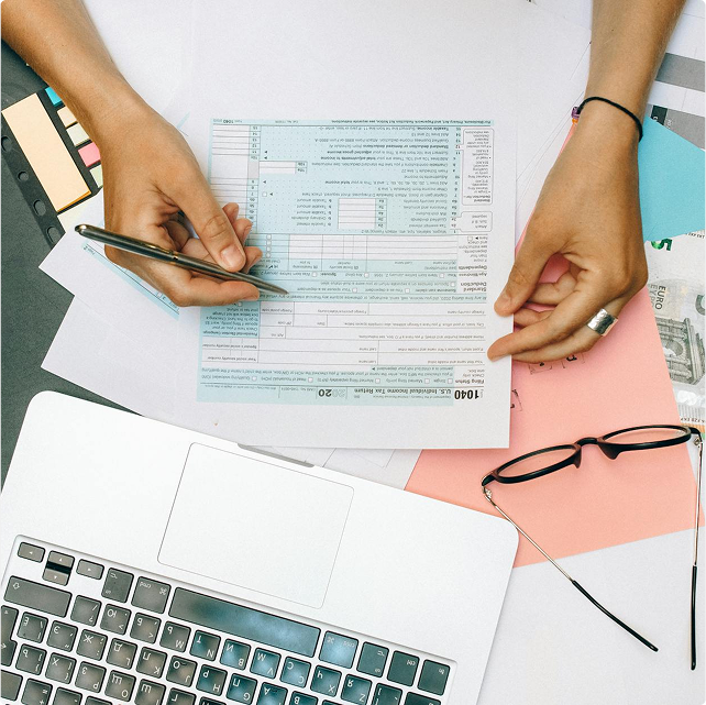 Business owner filing IRS forms with Filing Hive
